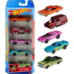 image:imageHot Wheels 164 Scale DieCast Toy Cars 5Pack Set of 5 Toy Race Cars Hot Rods Character Cars Rescue or PickUp Trucks Styles May Vary5Pack
