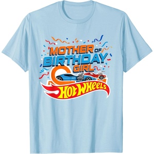 image:imageHot Wheels Birthday Confetti Mother of Birthday Girl TShirtBaby Blue