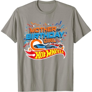 image:imageHot Wheels Birthday Confetti Mother of Birthday Girl TShirtSlate Grey