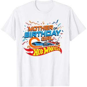 image:imageHot Wheels Birthday Confetti Mother of Birthday Girl TShirtWhite