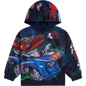 image:imageHot Wheels Boys Fleece Hooded Sweatshirt Toddler to Big KidNavy