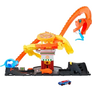 image:imageHot Wheels City Pizza Slam Cobra Attack Playset amp 1 Toy CarPizza Cobra