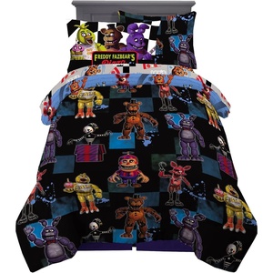 image:imageHot Wheels Girls Kids Bedding Super Soft Comforter and Sheet Set with Sham 5 Piece Twin Size Officially Licensed Product By FrancoFive Nights at Freddys