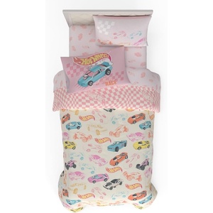 image:imageHot Wheels Girls Kids Bedding Super Soft Comforter and Sheet Set with Sham 5 Piece Twin Size Officially Licensed Product By FrancoHot Wheels  Girls Crew
