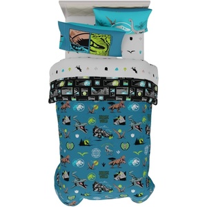 image:imageHot Wheels Girls Kids Bedding Super Soft Comforter and Sheet Set with Sham 5 Piece Twin Size Officially Licensed Product By FrancoJurassic World  Worldwide Dinos