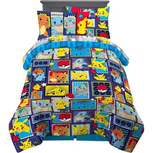 image:imageHot Wheels Girls Kids Bedding Super Soft Comforter and Sheet Set with Sham 5 Piece Twin Size Officially Licensed Product By FrancoPokemon