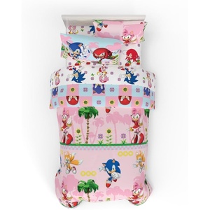 image:imageHot Wheels Girls Kids Bedding Super Soft Comforter and Sheet Set with Sham 5 Piece Twin Size Officially Licensed Product By FrancoSonic the Hedgehog Girl
