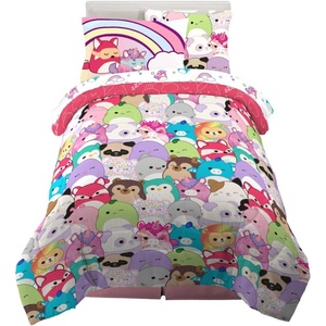 image:imageHot Wheels Girls Kids Bedding Super Soft Comforter and Sheet Set with Sham 5 Piece Twin Size Officially Licensed Product By FrancoSquishmallows