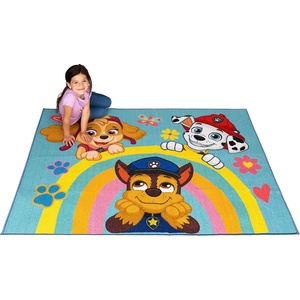 image:imageHot Wheels Interactive Play Area Rug 69 x 52 Inch Large Kids Race Track Playmat with NonSlip Backing for Bedroom amp Playroom 100 Officially Licensed Product by FrancoPaw Patrol Girls