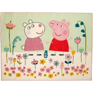 image:imageHot Wheels Interactive Play Area Rug 69 x 52 Inch Large Kids Race Track Playmat with NonSlip Backing for Bedroom amp Playroom 100 Officially Licensed Product by FrancoPeppa Pig