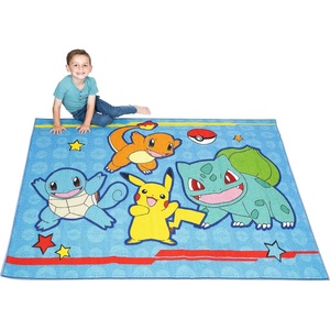 image:imageHot Wheels Interactive Play Area Rug 69 x 52 Inch Large Kids Race Track Playmat with NonSlip Backing for Bedroom amp Playroom 100 Officially Licensed Product by FrancoPokemon