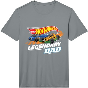 image:imageHot Wheels Legendary Dad Performance TShirtSlate Grey