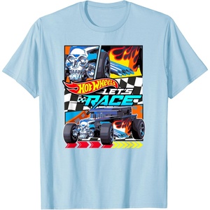 image:imageHot Wheels Lets Race  Bone Shaker TShirtBaby Blue