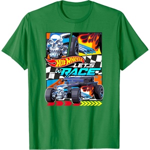 image:imageHot Wheels Lets Race  Bone Shaker TShirtKelly Green