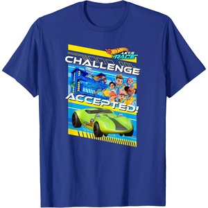 image:imageHot Wheels Lets Race  Challenge Accepted TShirtRoyal Blue