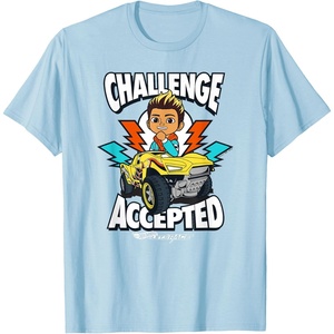 image:imageHot Wheels Lets Race  Coop Challenge Accepted TShirtBaby Blue