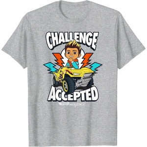 image:imageHot Wheels Lets Race  Coop Challenge Accepted TShirtHeather Grey