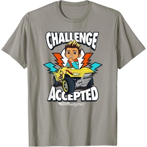 image:imageHot Wheels Lets Race  Coop Challenge Accepted TShirtSlate Grey