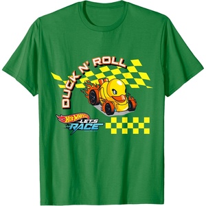 image:imageHot Wheels Lets Race  Duck N Roll TShirtKelly Green