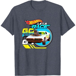 image:imageHot Wheels Lets Race  Eyes on The Prize TShirtHeather Blue