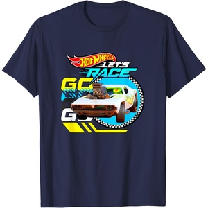 image:imageHot Wheels Lets Race  Eyes on The Prize TShirtNavy Blue