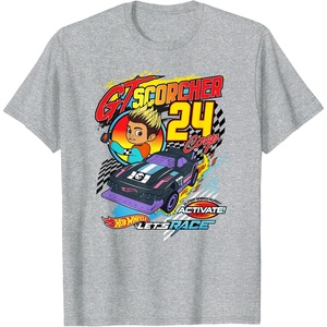 image:imageHot Wheels Lets Race  GT Scorcher TShirtHeather Grey