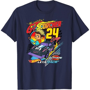 image:imageHot Wheels Lets Race  GT Scorcher TShirtNavy Blue