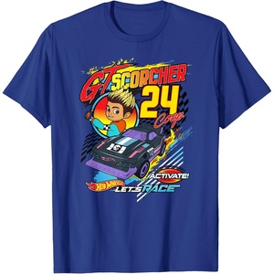image:imageHot Wheels Lets Race  GT Scorcher TShirtRoyal Blue