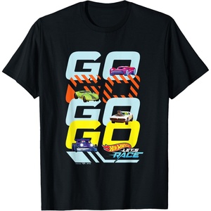 image:imageHot Wheels Lets Race  Go Go Go Go TShirtBlack