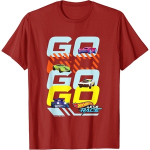 image:imageHot Wheels Lets Race  Go Go Go Go TShirtCranberry Red