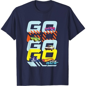 image:imageHot Wheels Lets Race  Go Go Go Go TShirtNavy Blue