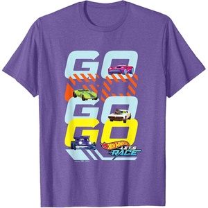 image:imageHot Wheels Lets Race  Go Go Go Go TShirtPurple Heather