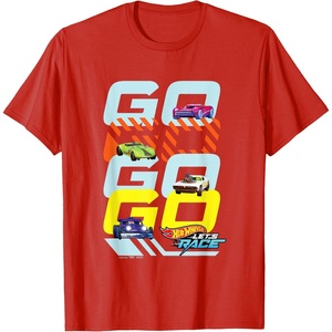 image:imageHot Wheels Lets Race  Go Go Go Go TShirtRed