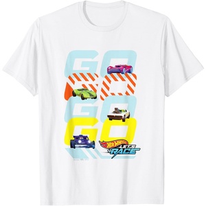 image:imageHot Wheels Lets Race  Go Go Go Go TShirtWhite