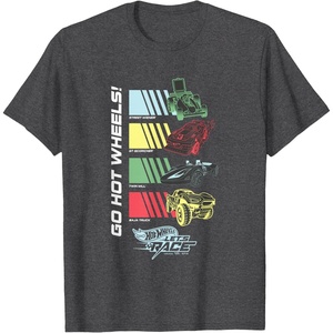 image:imageHot Wheels Lets Race  Go Hot Wheels Activate TShirtDark Heather Grey