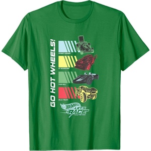 image:imageHot Wheels Lets Race  Go Hot Wheels Activate TShirtKelly Green