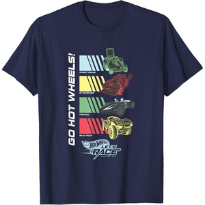 image:imageHot Wheels Lets Race  Go Hot Wheels Activate TShirtNavy Blue