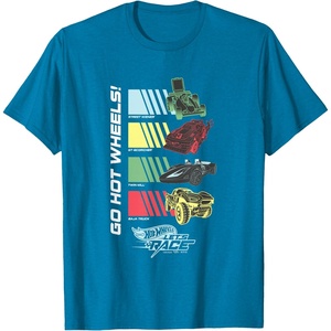 image:imageHot Wheels Lets Race  Go Hot Wheels Activate TShirtSapphire Blue