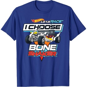 image:imageHot Wheels Lets Race  I Choose Bone Shaker TShirtRoyal Blue