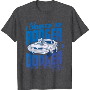 image:imageHot Wheels Lets Race  I Choose Rodger Dodger TShirtDark Heather Grey
