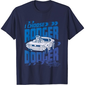 image:imageHot Wheels Lets Race  I Choose Rodger Dodger TShirtNavy Blue