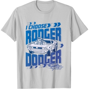image:imageHot Wheels Lets Race  I Choose Rodger Dodger TShirtSilver Grey