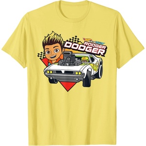 image:imageHot Wheels Lets Race  Rodger Dodger TShirtLemon Yellow