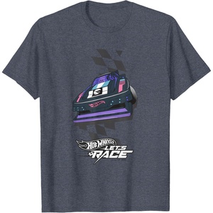 image:imageHot Wheels Lets Race  Shifting Gears TShirtHeather Blue