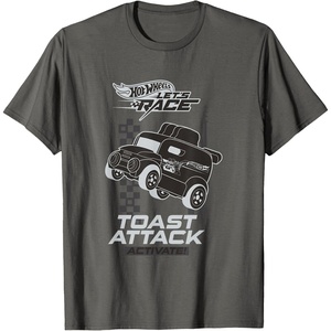 image:imageHot Wheels Lets Race  Toast Attack TShirtAsphalt Grey