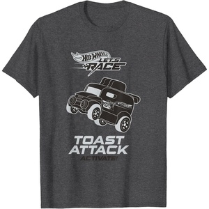 image:imageHot Wheels Lets Race  Toast Attack TShirtDark Heather Grey