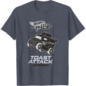 image:imageHot Wheels Lets Race  Toast Attack TShirtHeather Blue