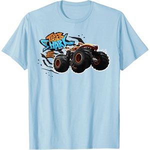 image:imageHot Wheels Monster Trucks  Tiger Shark TShirtBaby Blue