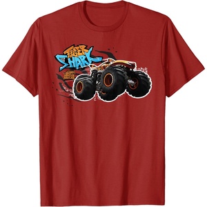image:imageHot Wheels Monster Trucks  Tiger Shark TShirtCranberry Red