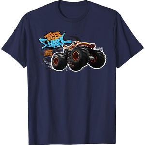 image:imageHot Wheels Monster Trucks  Tiger Shark TShirtNavy Blue